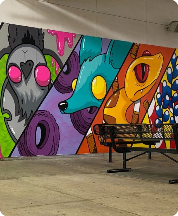 Second part of the 2019 Mural