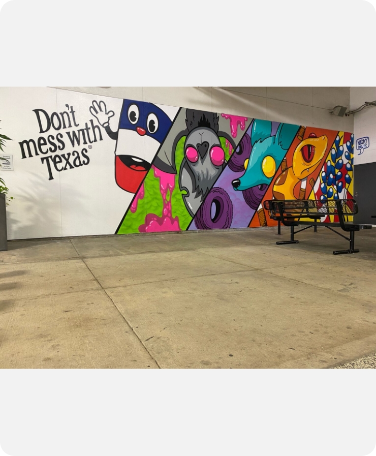 2019 Mural Cover Photo - Don't mess with Texas